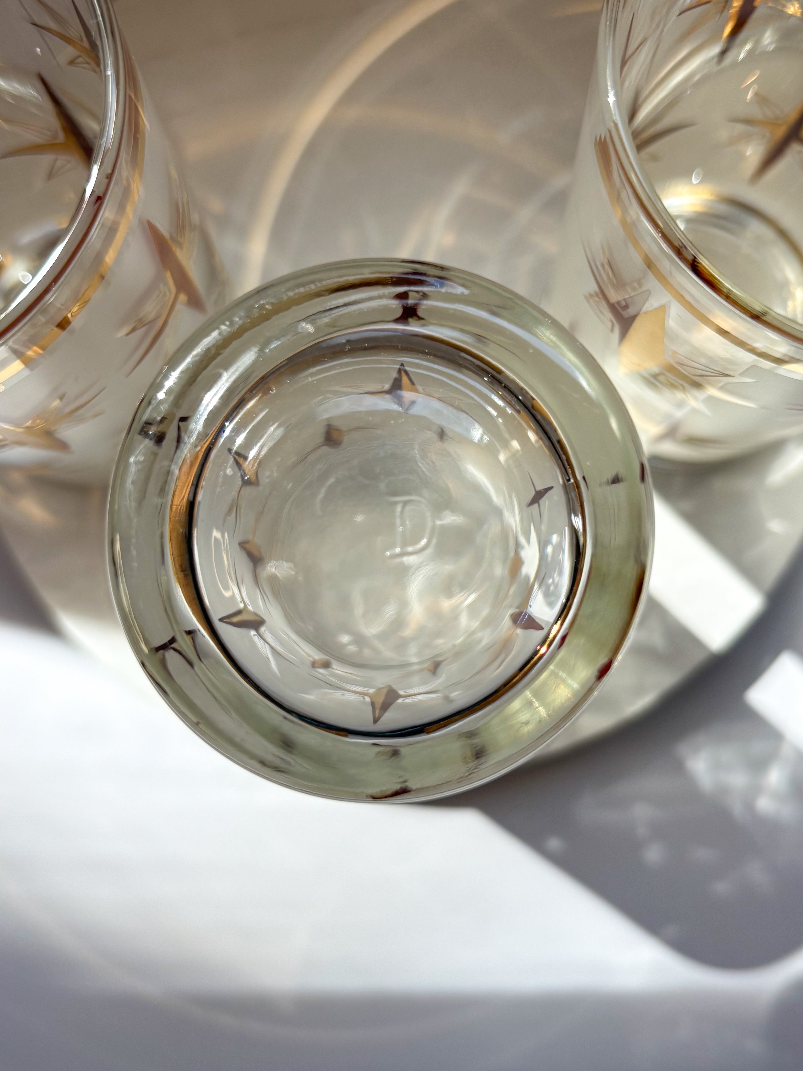 Set of 6 Vintage Dominion Glass Tumblers