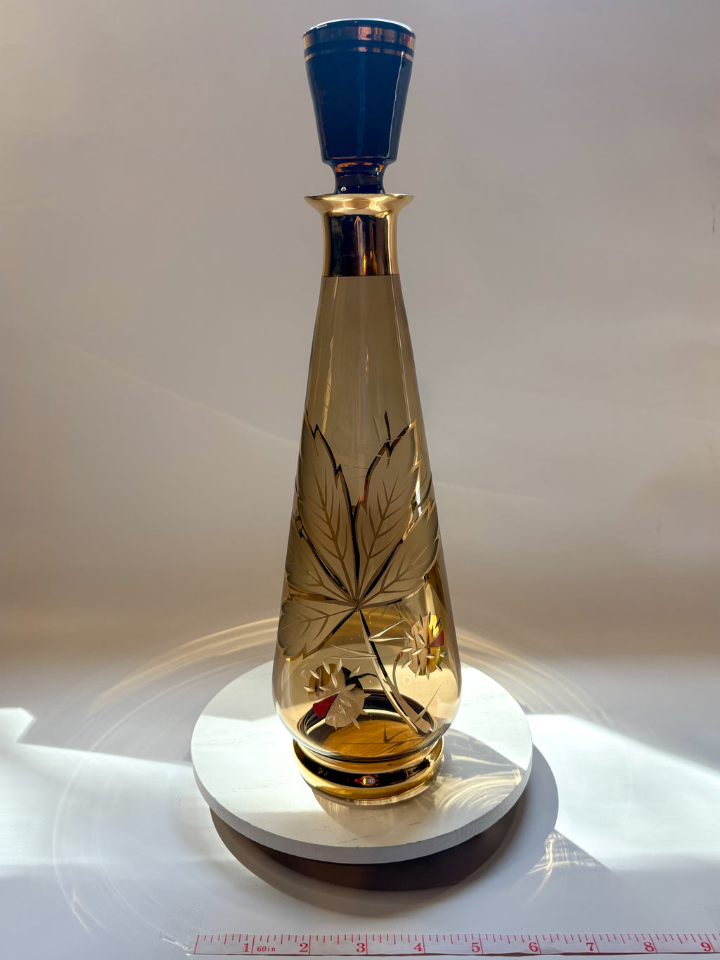 Mid-Century Modern Decanter with Shot Glasses