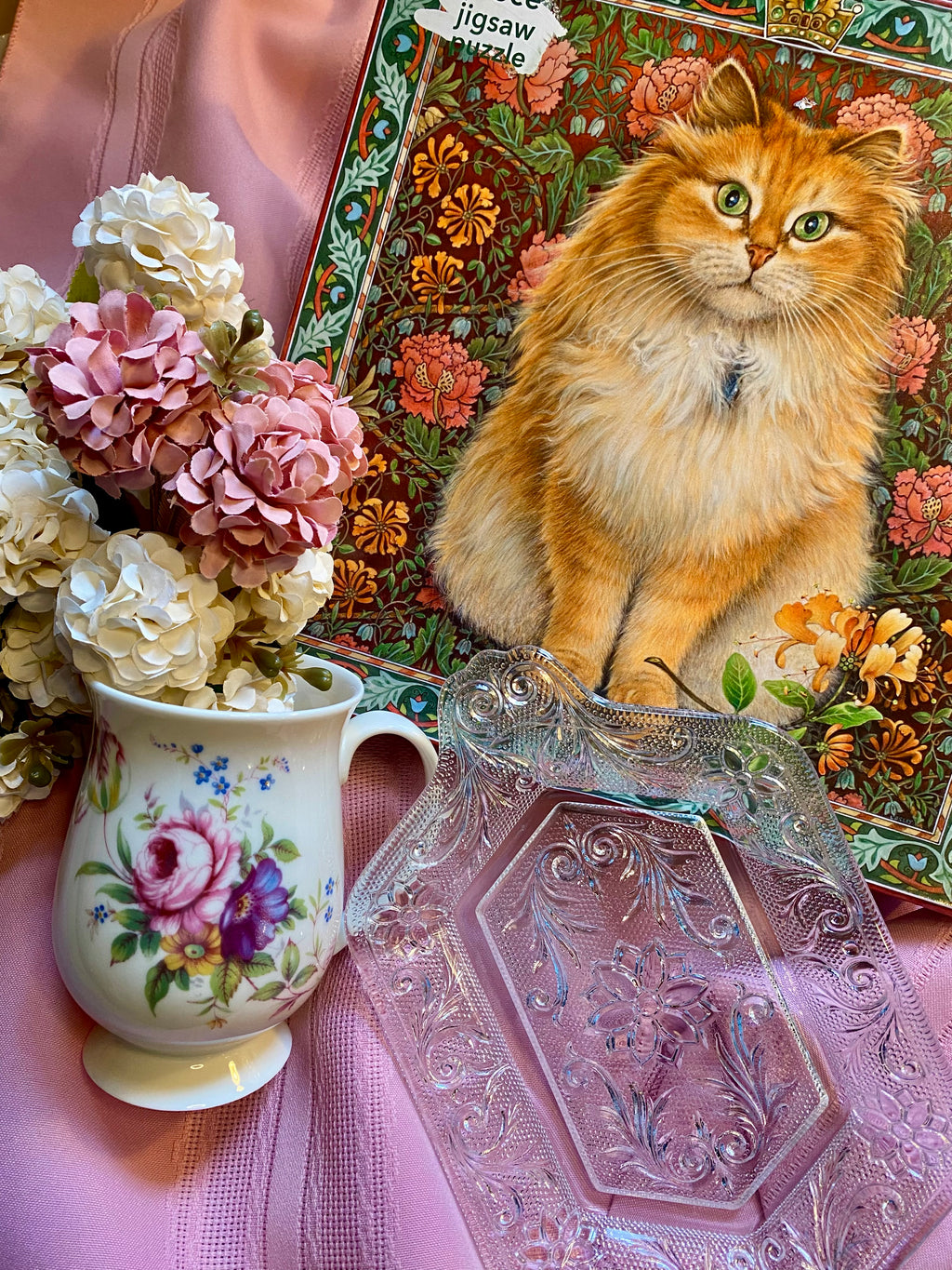 Blind Date with a Puzzle - Mystery Puzzle with Treats & Self Care Items