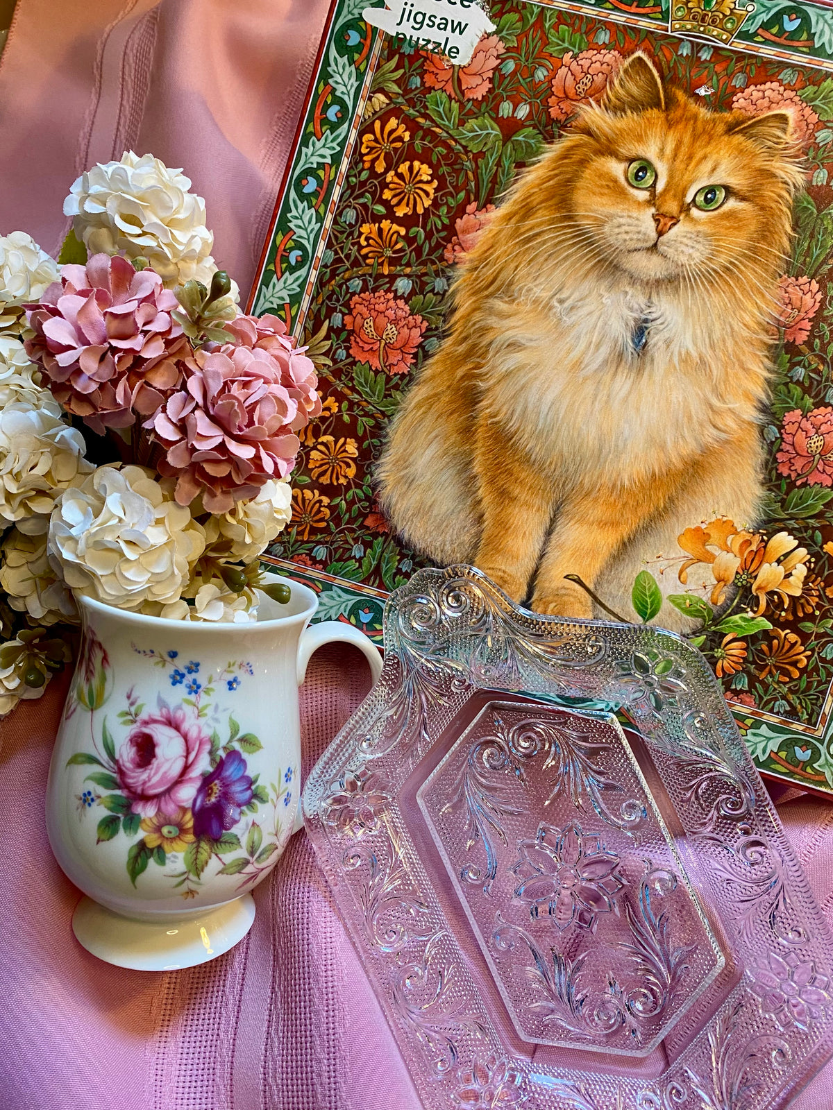Blind Date with a Puzzle - Mystery Puzzle with Treats & Self Care Items