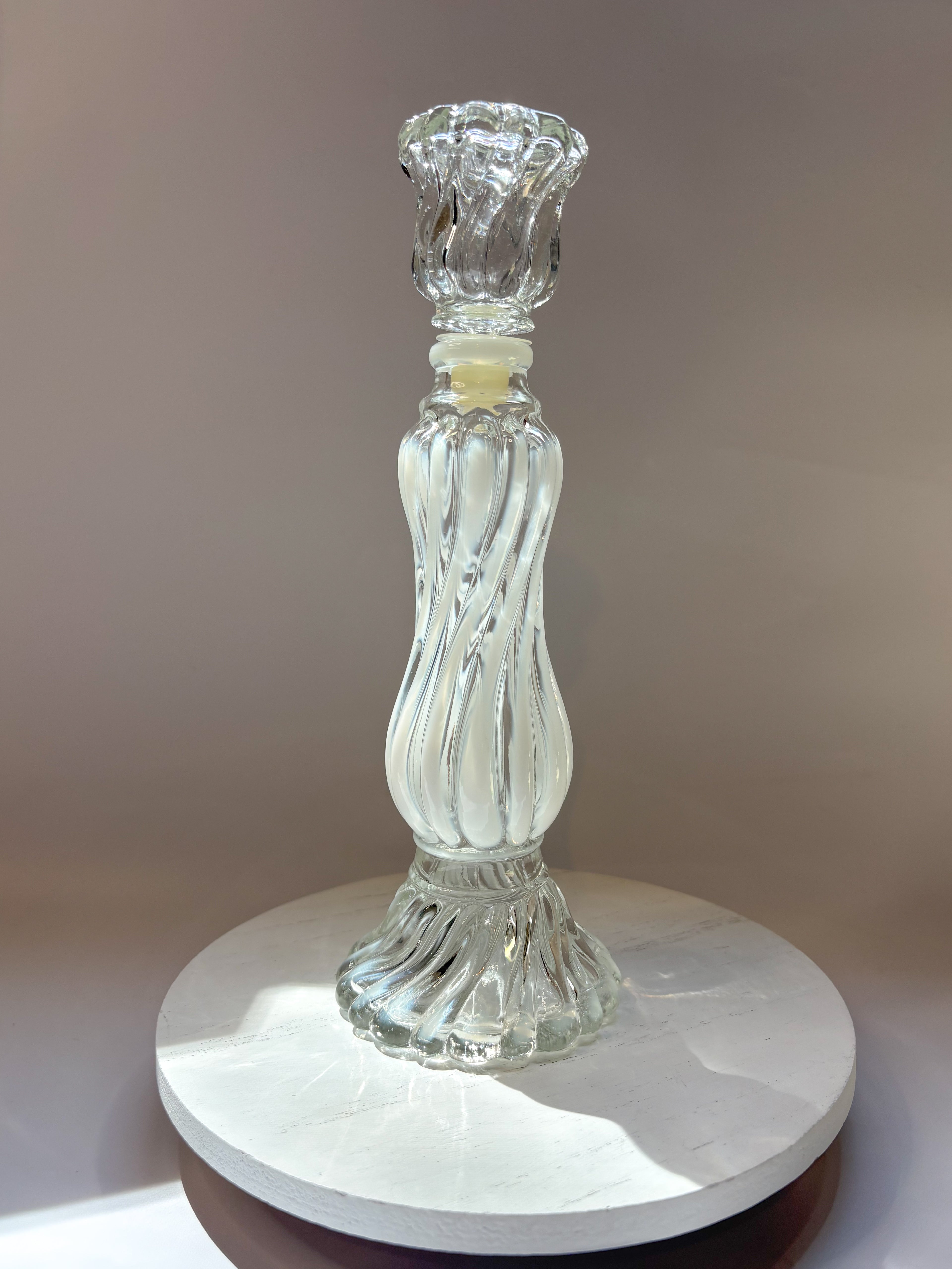 Vintage Avon “Opalique” Bottle/Candlestick