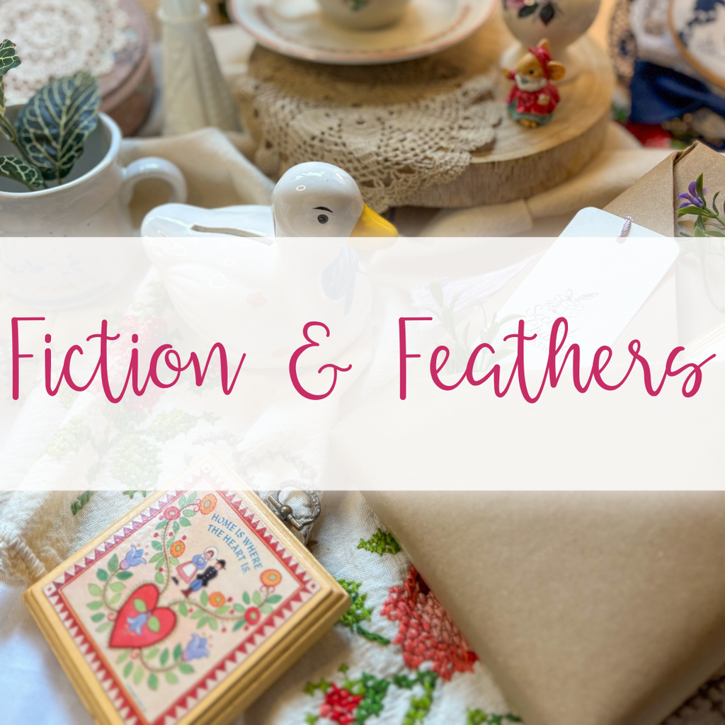 Fiction & Feathers Mystery Decor Box | Thrifted Mystery Bundle (5 Piece)