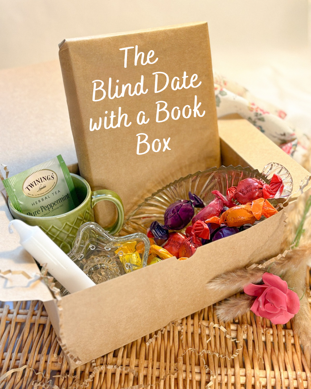 Blind Date with a Book Box – Mystery Book & Cozy Treats for Book Lovers