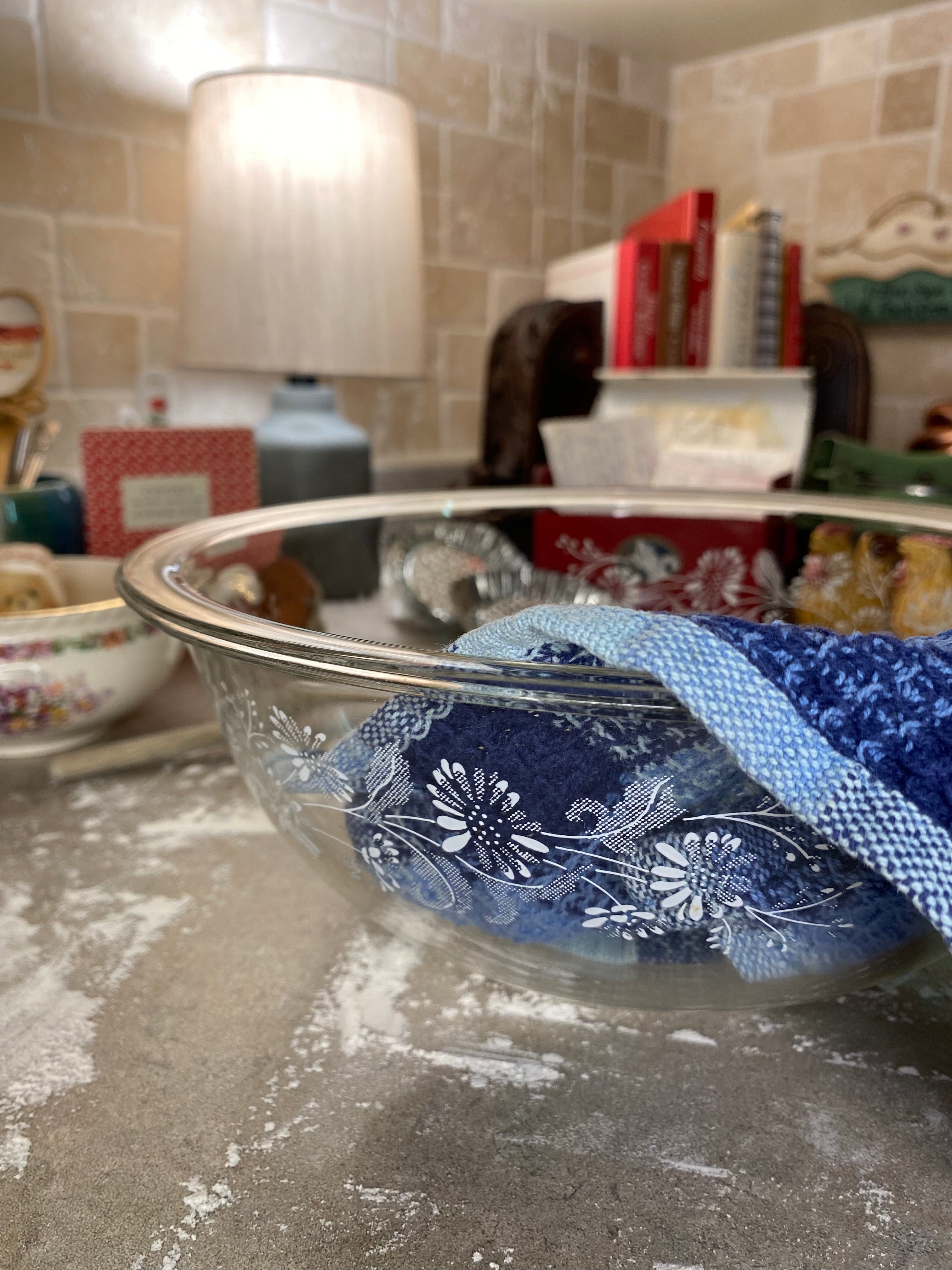 Pyrex “Colonial Mist” Medium Bowl