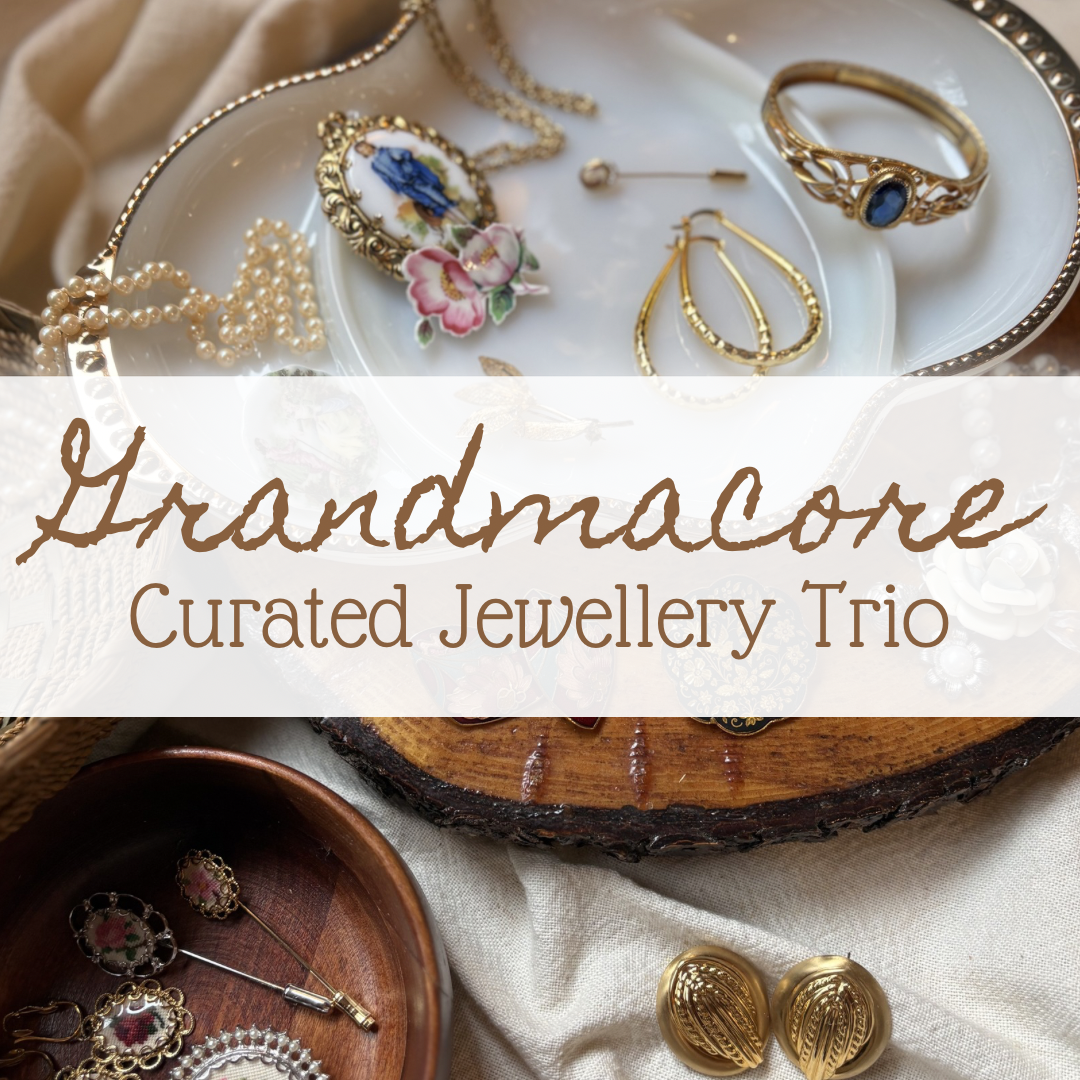 Grandma-core Curated Jewellery Trio